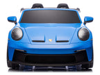 24V Porsche 911 GT3 Kids 2-Seater Ride On Car - Blue