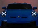 24V Porsche 911 GT3 Kids 2-Seater Ride On Car - Blue