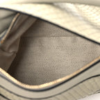 Snakeskin Mini Puzzle Bag Marble Green