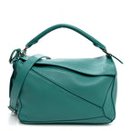Nappa Lambskin Small Featherlight Puzzle Bag Aquamarine