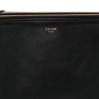 Lambskin Small Trio Crossbody Bag Black