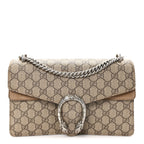 GG Supreme Monogram Small Dionysus Shoulder Bag Taupe