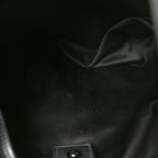 Suede Buffalo Horn Mombasa Hobo Black