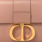 Box Calfskin Micro 30 Montaigne Flap Bag Rose Des Vents