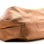Metallic Nappa Aire Shoulder Bag Bronce