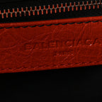 Agneau Giant 12 Silver Hardware City Rouge Ambre