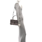 Glossy Calfskin Medium Sound Shoulder Bag Peltro