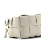Lambskin Maxi Intrecciato Small Brick Cassette Bag Agate Grey