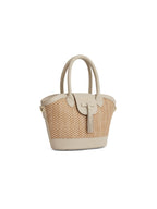 Mini Windsor Basket Bag - Stone Leather