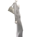 Metallic Striped Calfskin 2.55 Reissue 226 Flap Silver Silver