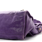 Agneau Giant 12 Rose Gold Hardware City Dark Violet