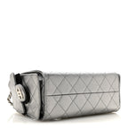 Metallic Caviar Quilted Mini Chanel 25 Handbag Anthracite