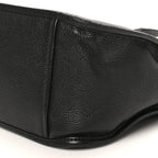 Vitello Daino Soft Hobo Messenger Bag Black