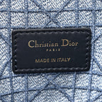 Denim Cannage Small Caro Bag Blue