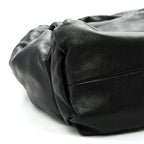 Smooth Butter Calfskin Small The Shoulder Pouch Black