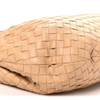 Nappa Intrecciato Small Jodie Hobo Almond