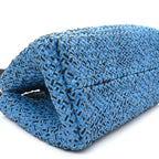 Nappa Intrecciato Large Cabat Blue Black