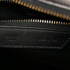 Baby Grained Calfskin Nubuck Micro Tri-Color Luggage Teal