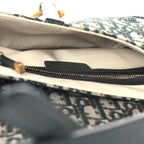 Oblique Saddle Bag Green