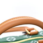 Calfskin Monogram Speedy P9 Bandouliere 40 Green