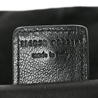 Suede Buffalo Horn Mombasa Hobo Black