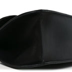 Vitello Large Glam Lock Rockstud Flap Black
