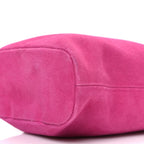 Camoscio Mini Drawstring Bag Fuxia
