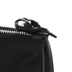 Re-Nylon Saffiano Re-Edition 2000 Double Zip Crossbody Bag Black