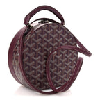 Goyardine Alto Hatbox Burgundy