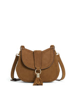 Langham Messenger Bag - Tan Suede