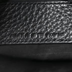 Pebbled Lambskin Rocco Black Pale Gold Hardware
