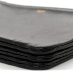 Lambskin Small Trio Crossbody Bag Black