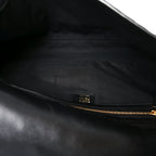 Nappa FF 1974 Embossed Large Baguette Black