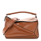 Calfskin Medium Puzzle Bag Tan