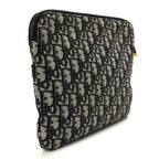 Oblique Pouch Clutch Blue