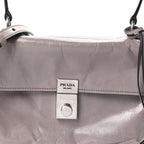 Glossy Calfskin Medium Sound Shoulder Bag Peltro