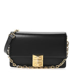 Calfskin Small 4G Chain Shoulder Bag Black