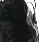 Tessuto Nylon Vela Chain Backpack Black