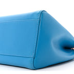 Nappa Colorblock Mini Peekaboo Iconic Satchel Blue Royal Papavero Cuoio