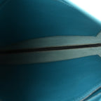 Chevre De Coromandel  Trim II 31 Shoulder Bag Turquoise