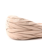 Nappa Matelasse Mini Wander Hobo Cipria