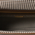 Wool Vitello King Houndstooth FF Embroidered Baguette Beige Moro