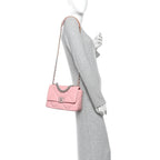 Lambskin Quilted Medium Chanel 19 Flap Light Pink