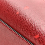 Vitello Elite Regular 2Jours Tote Rosso Scuro Ciliegia