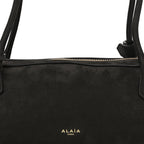 Nubuck Medium Le Teckel Bag Black Anthracite