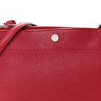 Grained Calfskin Milky Way Shoulder Bag Red