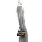 Satin Quilted Le 57 Diamond Shoulder Bag Mouse