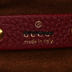 Grained Calfskin Softbit Maxi Shoulder Bag Rosso Ancora