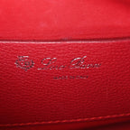 Grained Calfskin Milky Way Shoulder Bag Red
