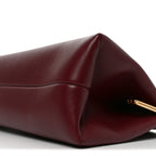 Lambskin Large Clutch Burgundy